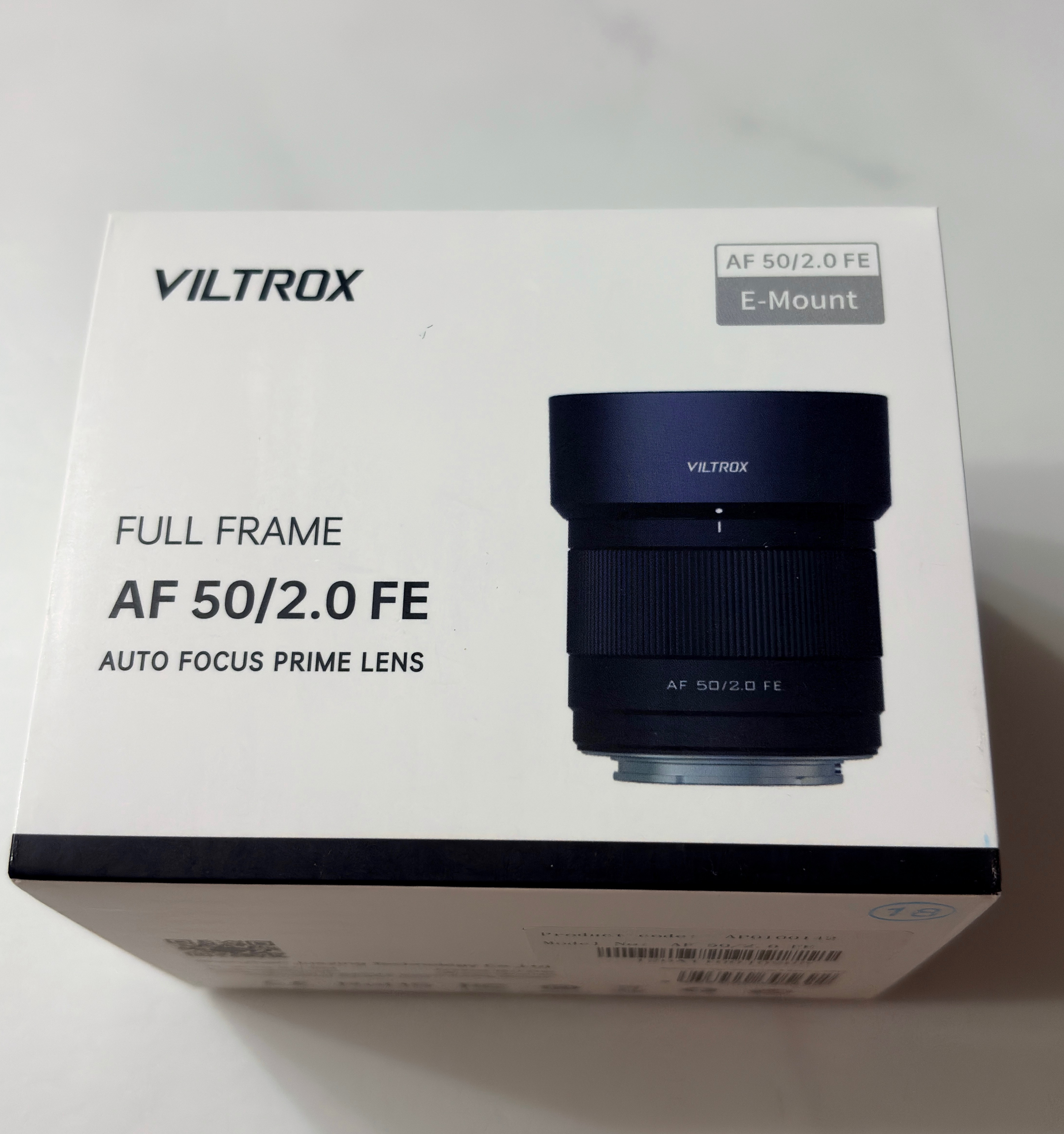 빌트록스 AF 50/2.0 FE 박스